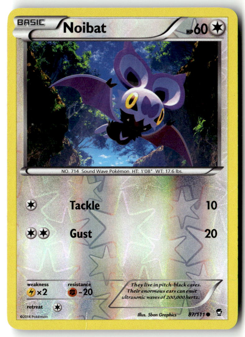 Front of Noibat 87/111 from XY - Furious Fists