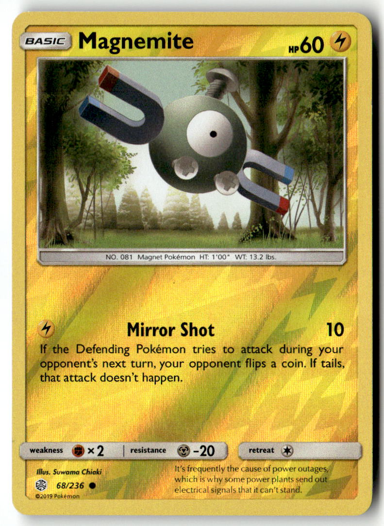 Front of Magnemite 68/236 from SM - Cosmic Eclipse