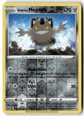 Front of Galarian Meowth 127/202 from Sword & Shield Base Set