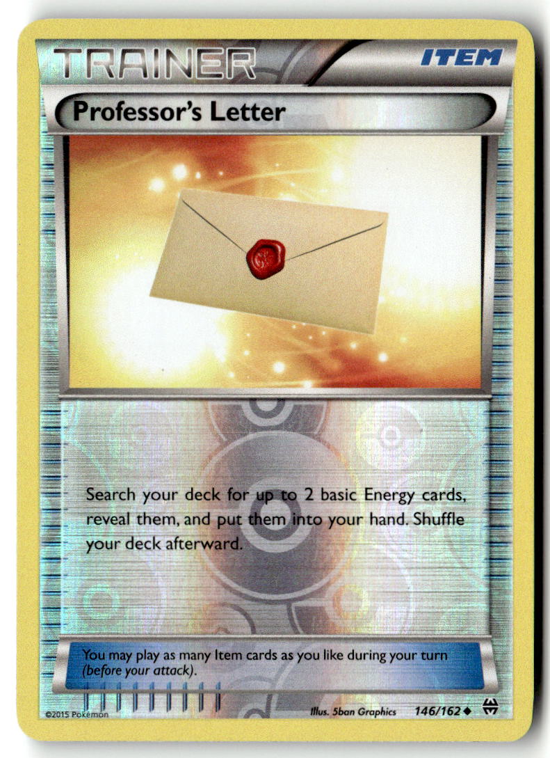 Front of Professor's Letter 146/162 from XY - BREAKthrough