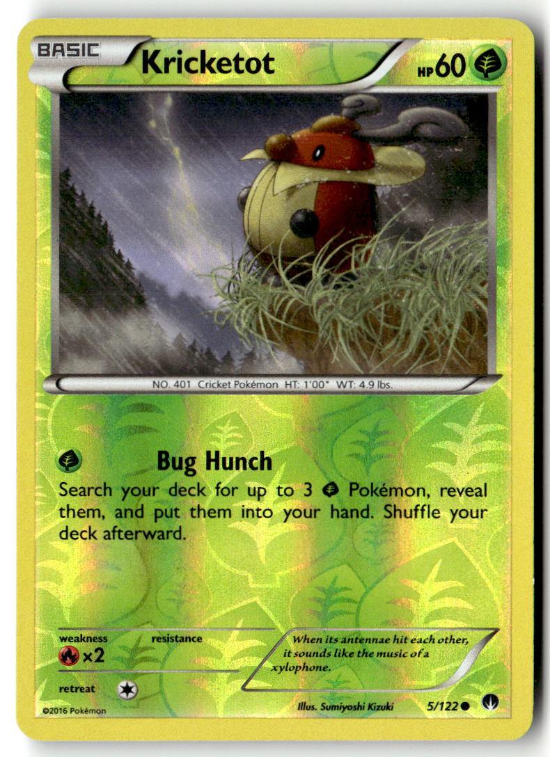 Front of Kricketot 5/122 from XY - BREAKpoint