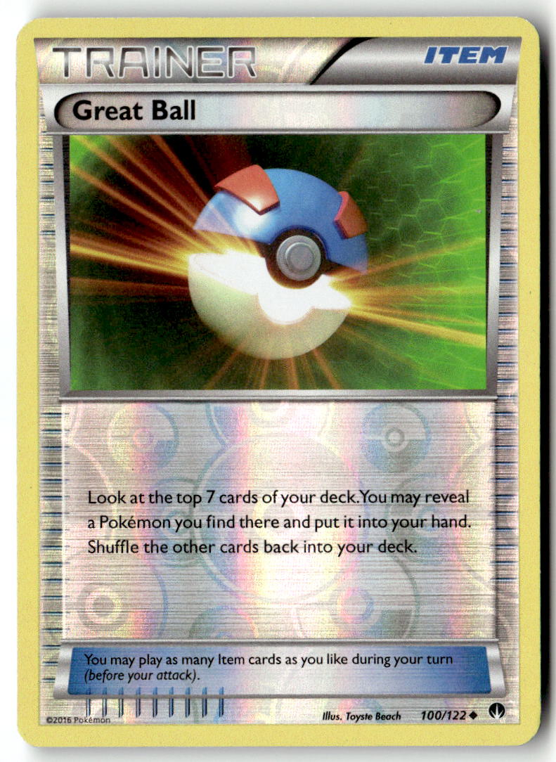 Front of Great Ball 100/122 from XY - BREAKpoint