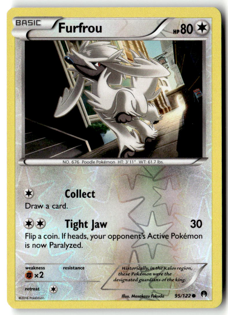 Front of Furfrou 95/122 from XY - BREAKpoint