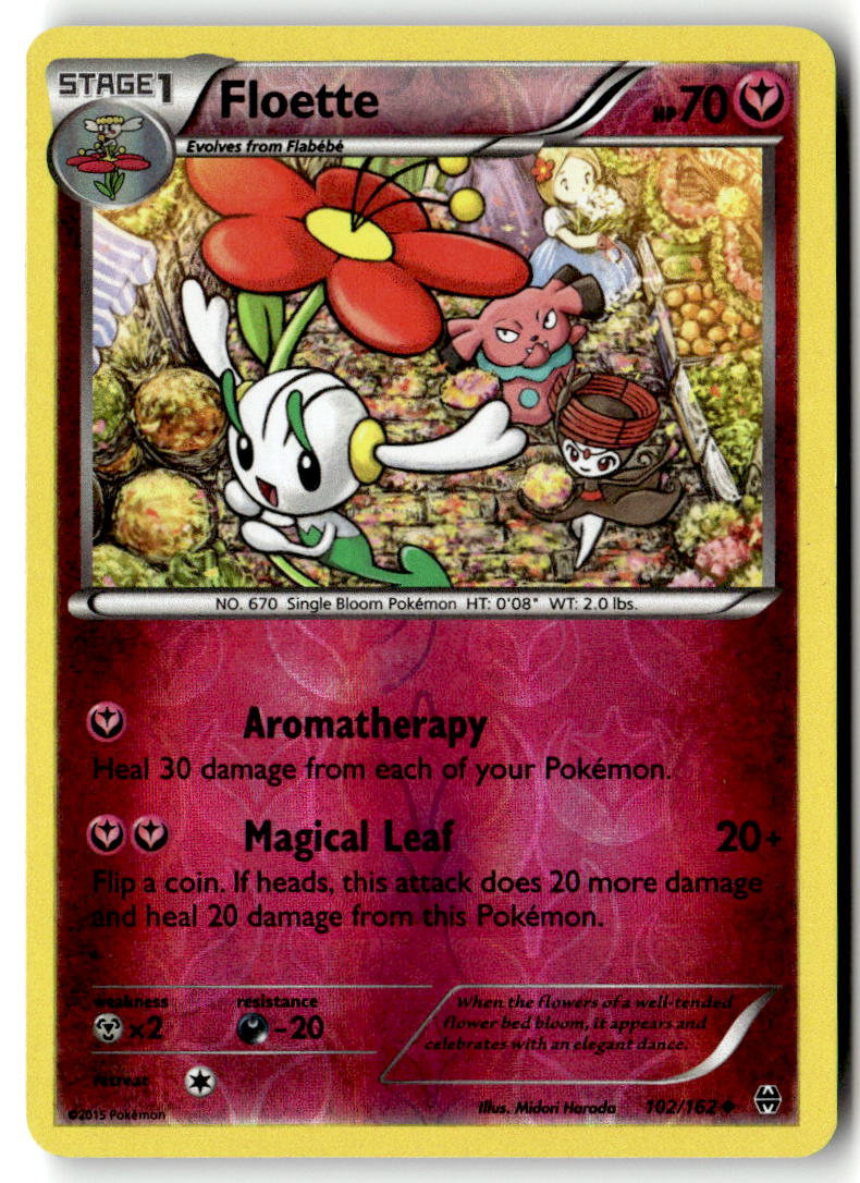 Front of Floette 102/162 from XY - BREAKthrough