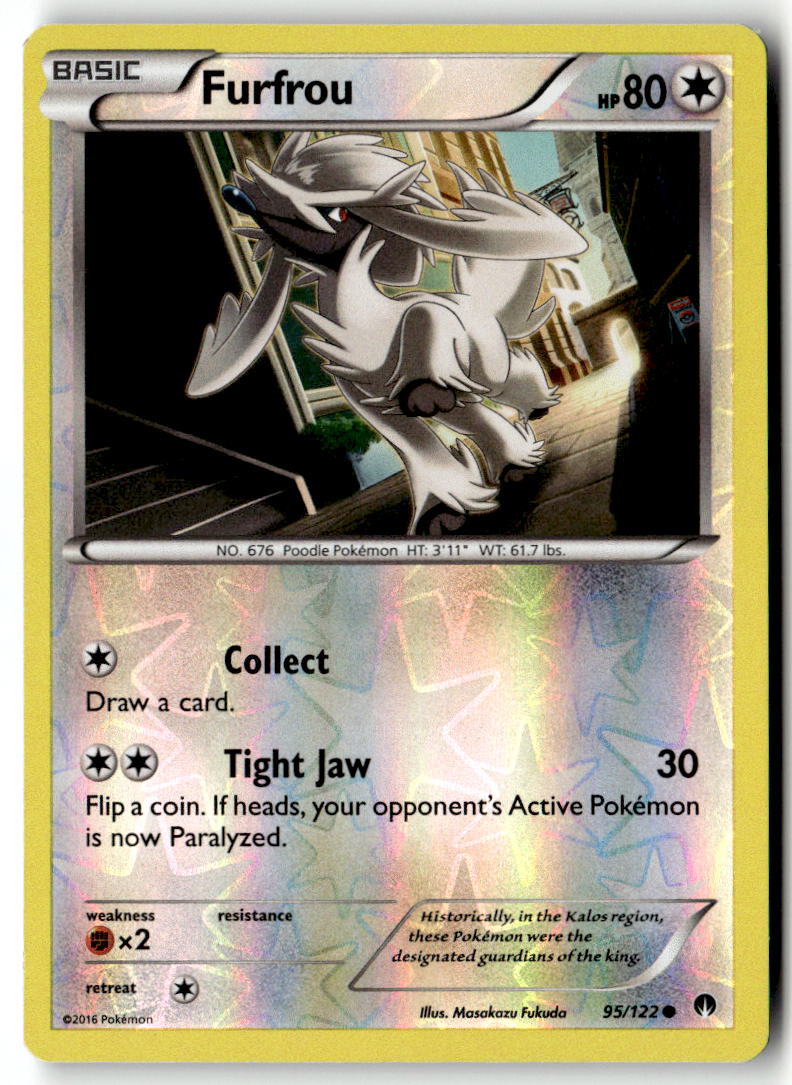 Front of Furfrou 95/122 from XY - BREAKpoint