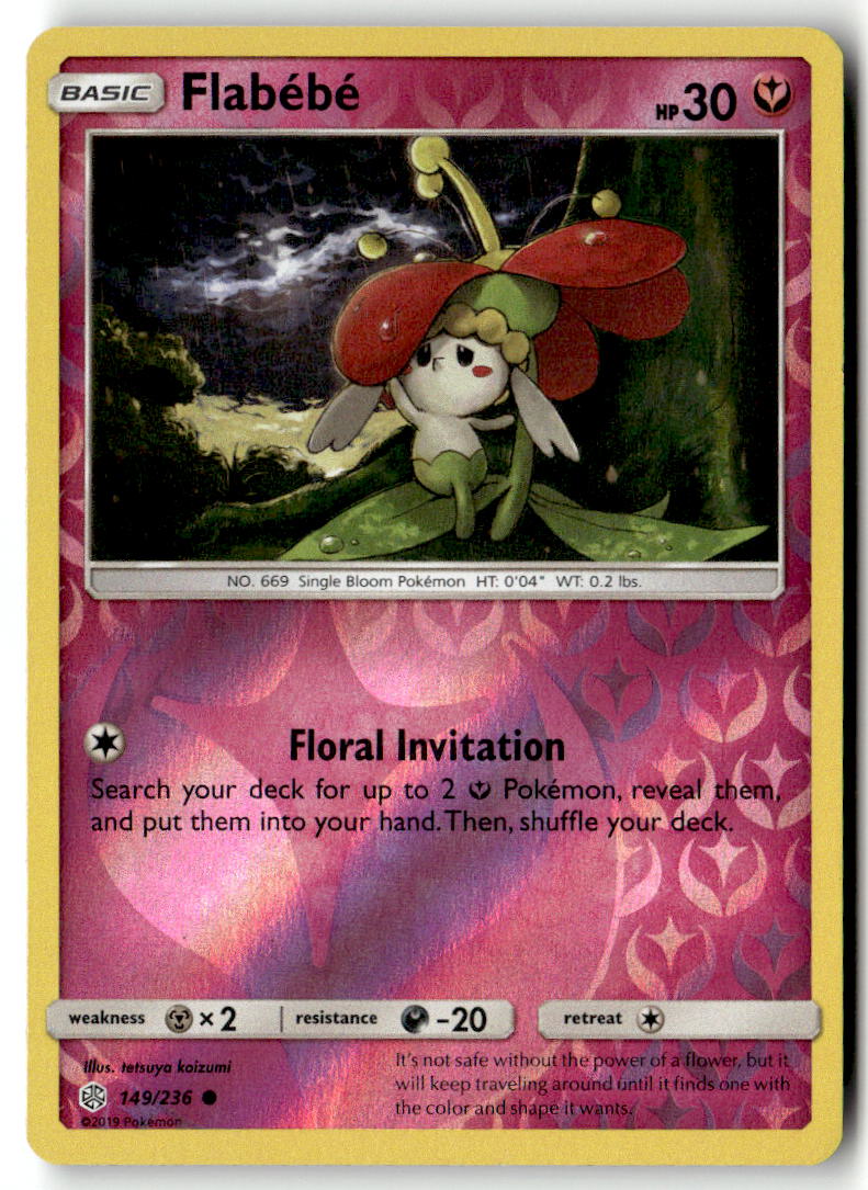 Front of Flabebe 149/236 from SM - Cosmic Eclipse