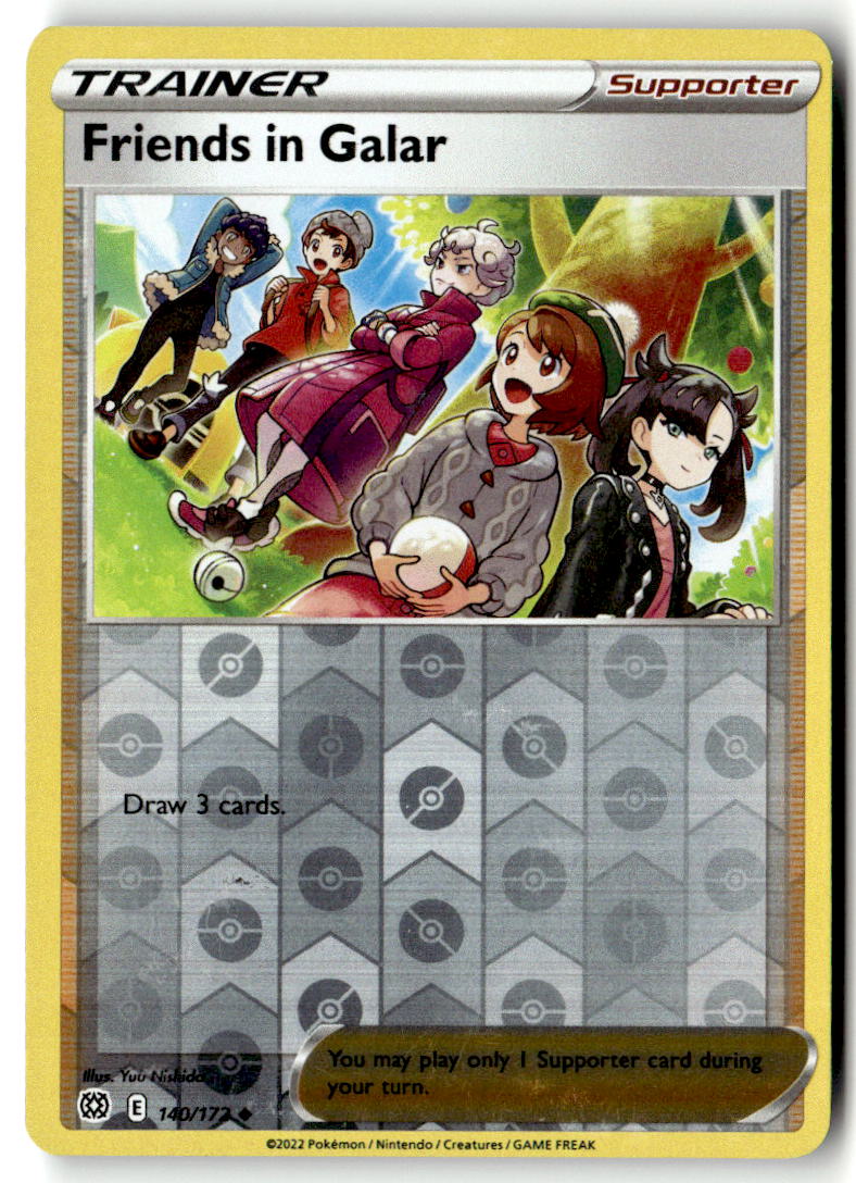 Front of Friends in Galar 140/172 from Brilliant Stars