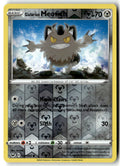 Front of Galarian Meowth 127/202 from Sword & Shield Base Set