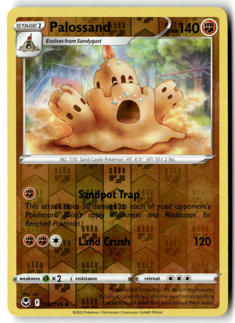 Front of Palossand 100/195 from Silver Tempest