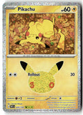 Front of Pikachu 035/128 from 30th Celebration
