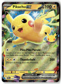 Front of Pikachu ex 053/128 from 30th Celebration