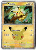 Front of Pikachu 041/128 from 30th Celebration