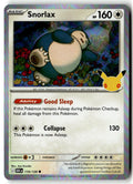 Front of Snorlax 119/128 from 30th Celebration
