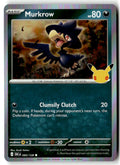 Front of Murkrow 093/128 from 30th Celebration