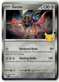 Front of Zacian 106/128 from 30th Celebration