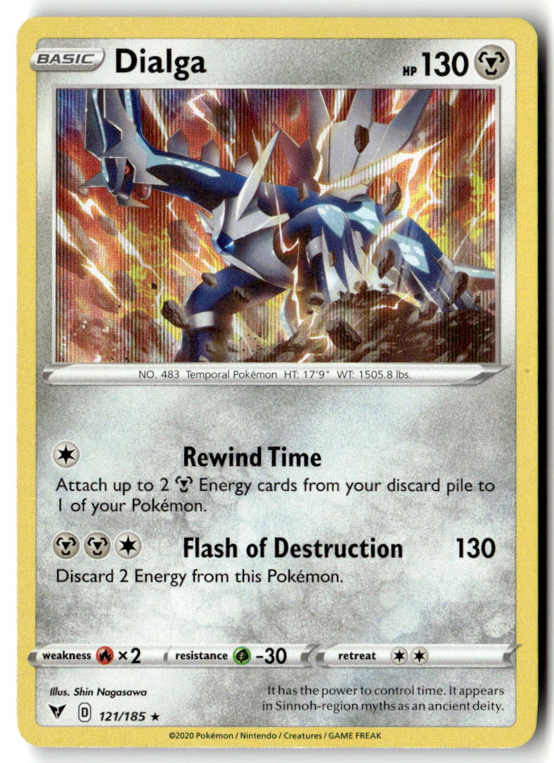 Front of Dialga 121/185 from Vivid Voltage