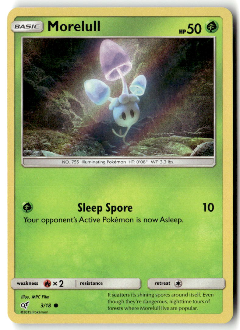 Front of Morelull (Holo Common) 3/18 from Detective Pikachu