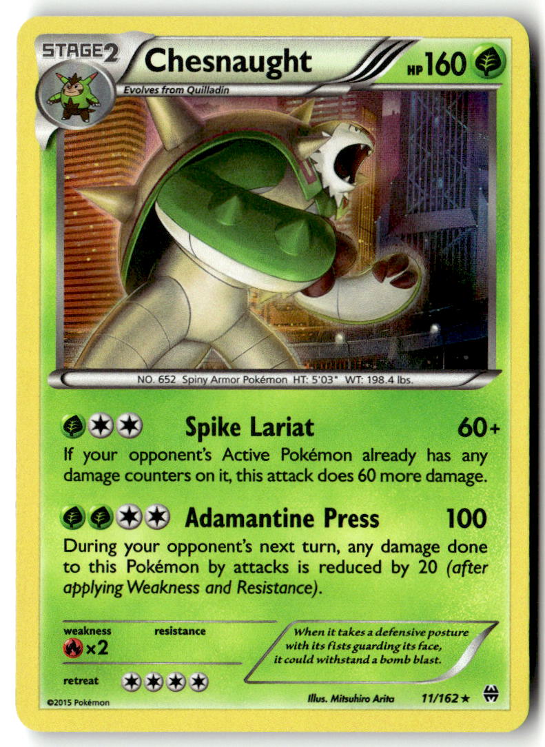 Front of Chesnaught 11/162 from XY - BREAKthrough