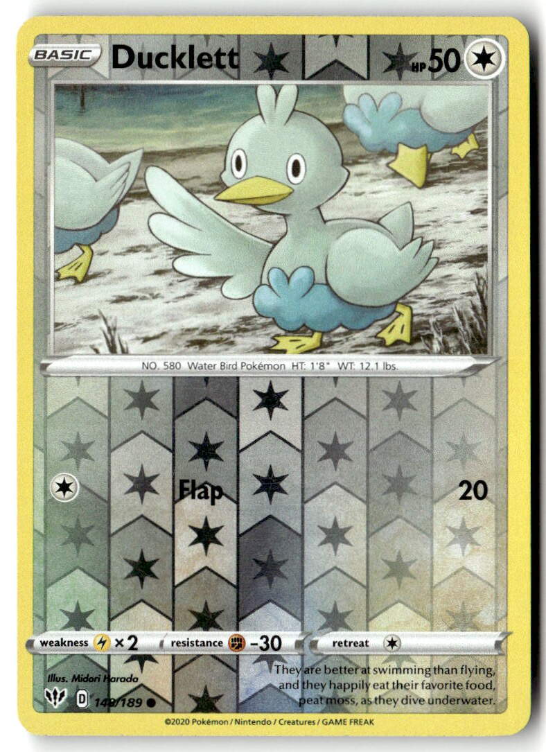 Front of Ducklett 148/189 from Darkness Ablaze