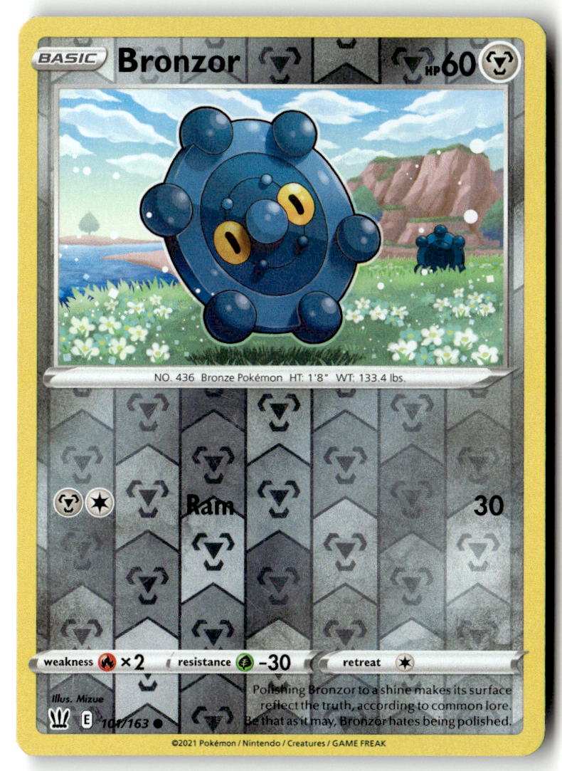 Front of Bronzor 101/163 from Battle Styles