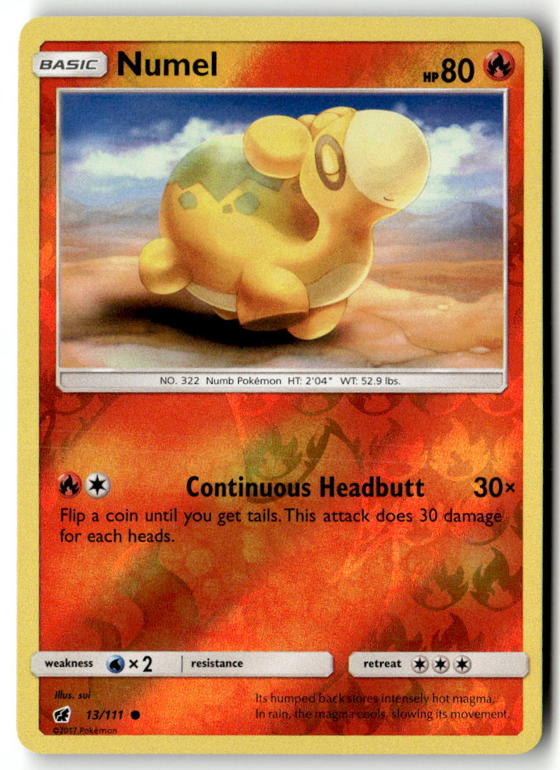 Front of Numel 13/111 from SM - Crimson Invasion