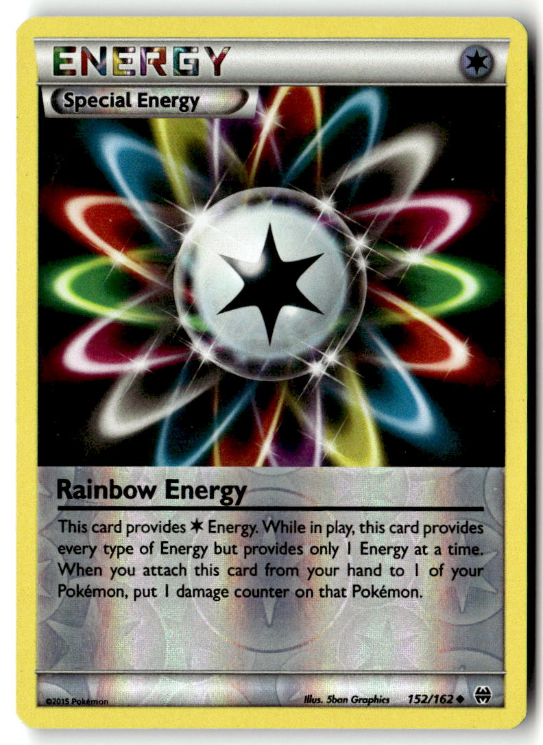 Front of Rainbow Energy 152/162 from XY - BREAKthrough