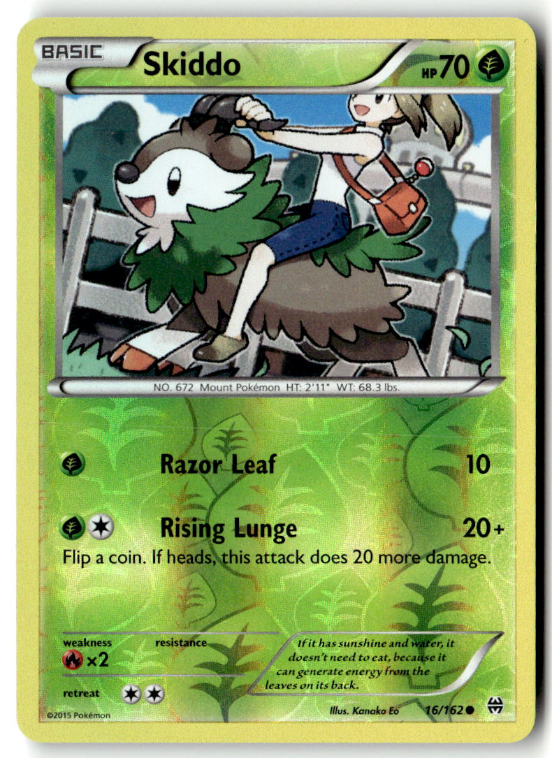 Front of Skiddo 16/162 from XY - BREAKthrough