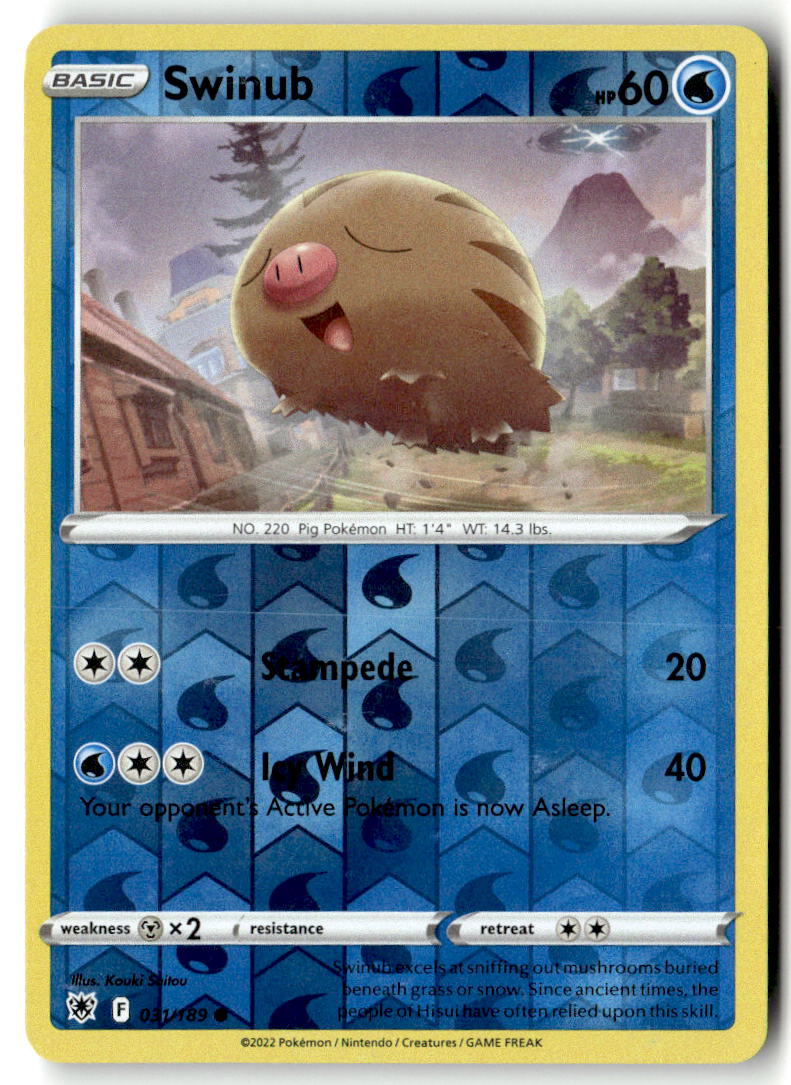 Front of Swinub 031/189 from Astral Radiance