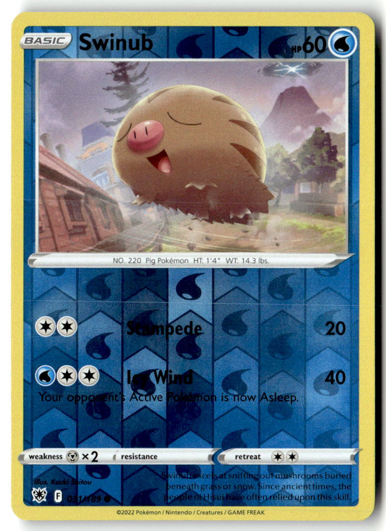 Front of Swinub 031/189 from Astral Radiance