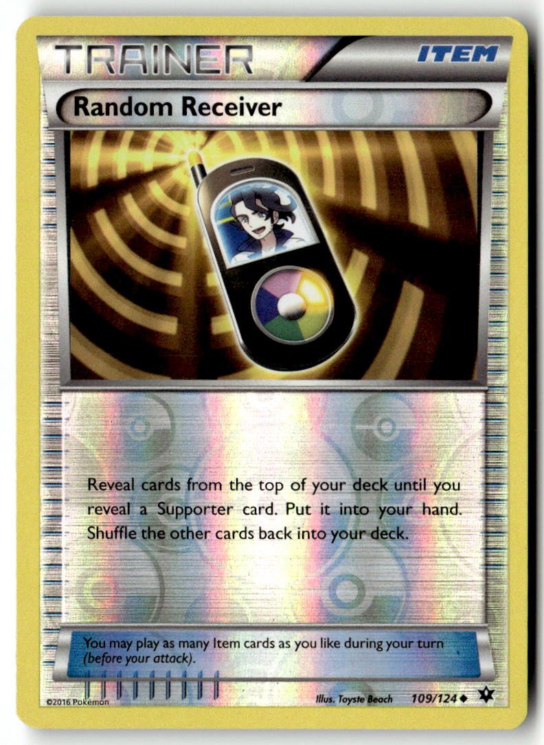Front of Random Receiver 109/124 from XY - Fates Collide