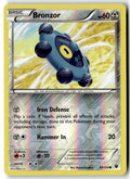 Front of Bronzor 60/124 from XY - Fates Collide