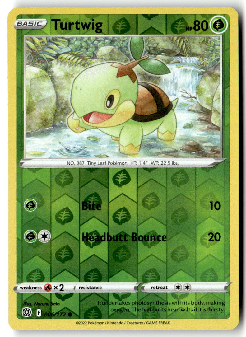 Front of Turtwig 006/172 from Brilliant Stars
