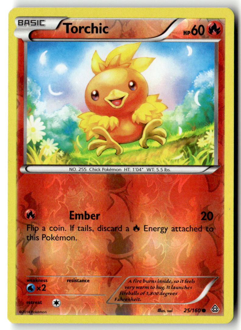 Front of Torchic 25/160 from XY - Primal Clash