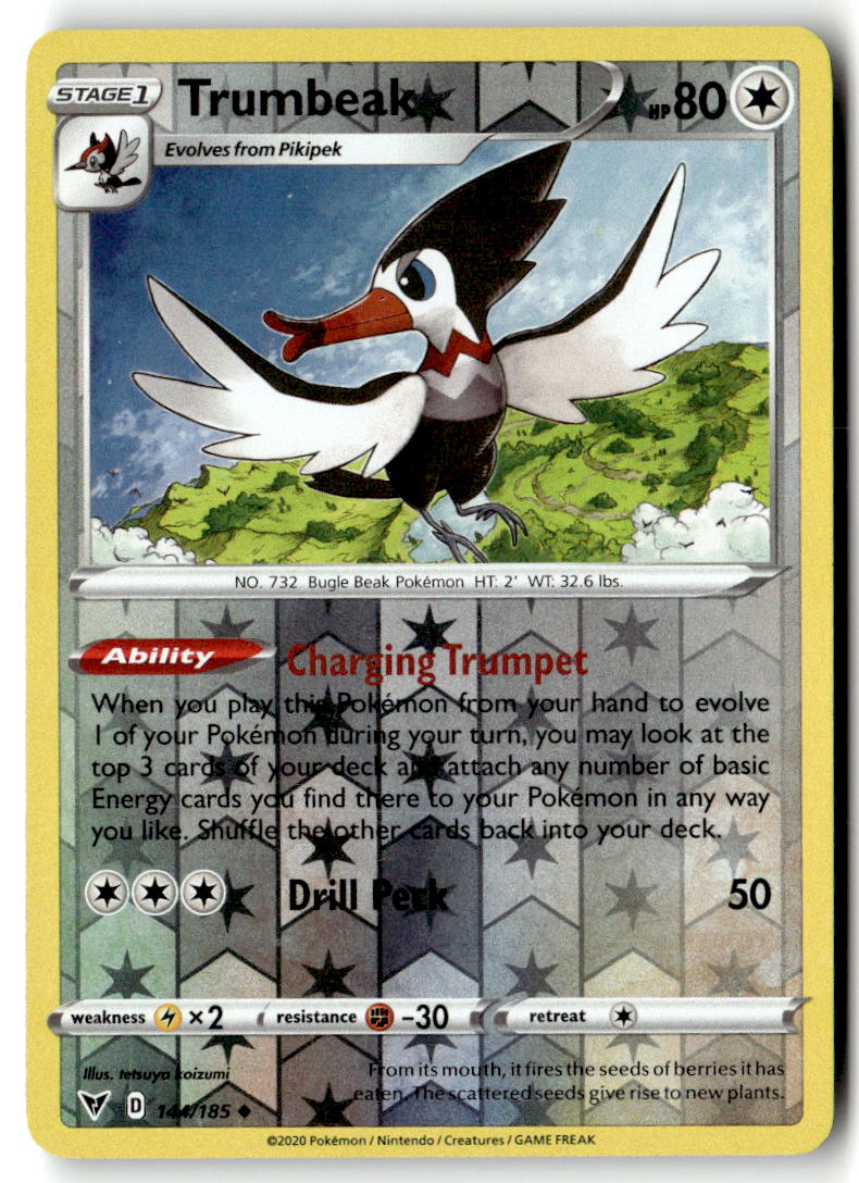 Front of Trumbeak 144/185 from Vivid Voltage