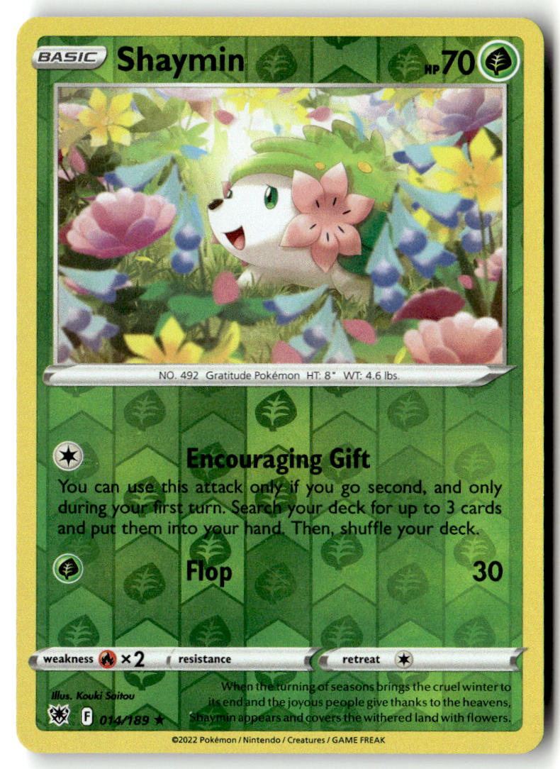 Front of Shaymin 014/189 from Astral Radiance