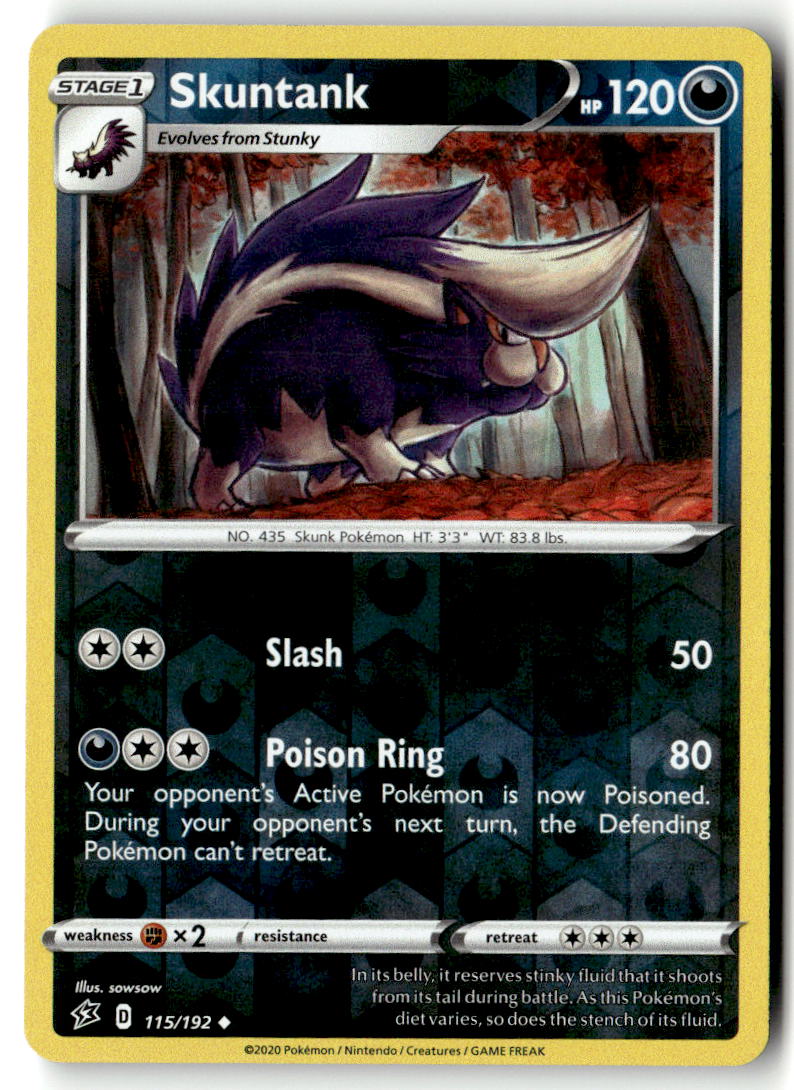 Front of Skuntank 115/192 from Rebel Clash