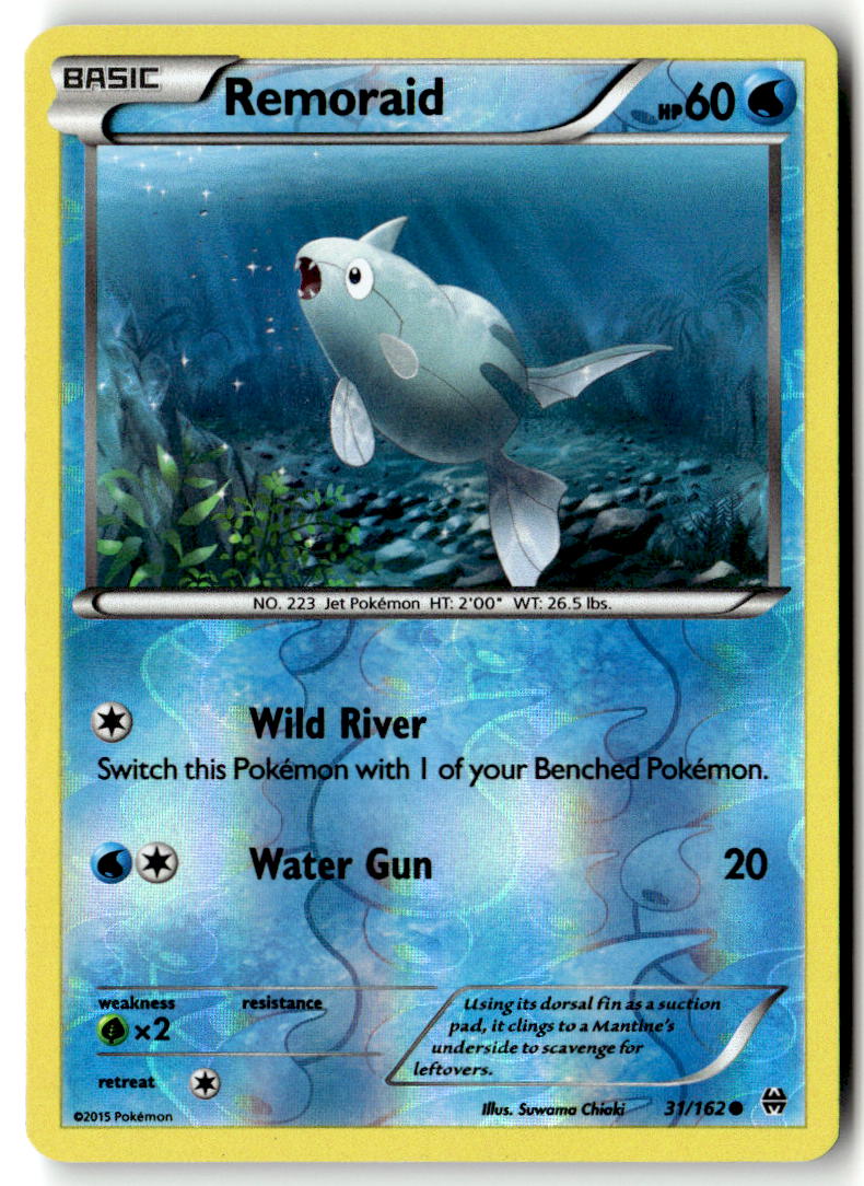 Front of Remoraid (31) 31/162 from XY - BREAKthrough