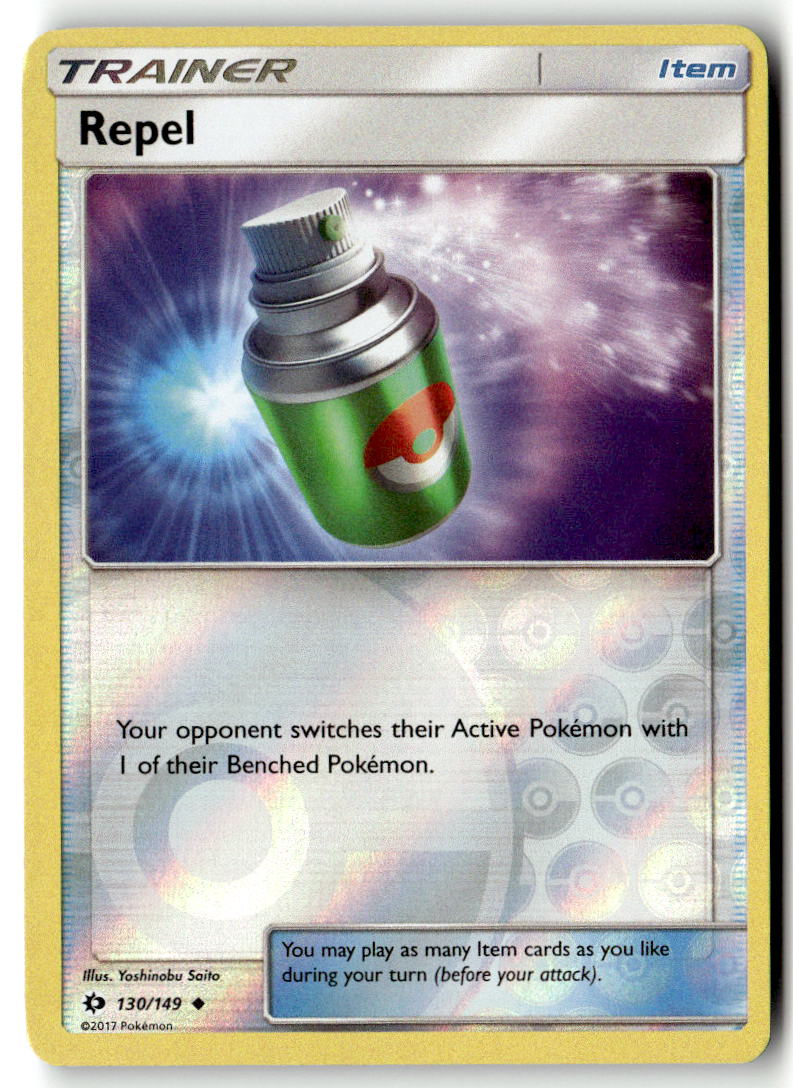 Front of Repel 130/149 from SM Base Set