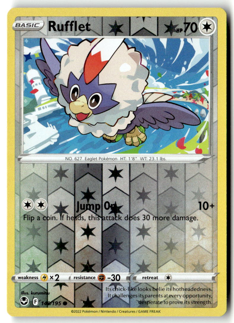 Front of Rufflet 148/195 from Silver Tempest