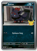 Front of Zorua 095/128 from 30th Celebration