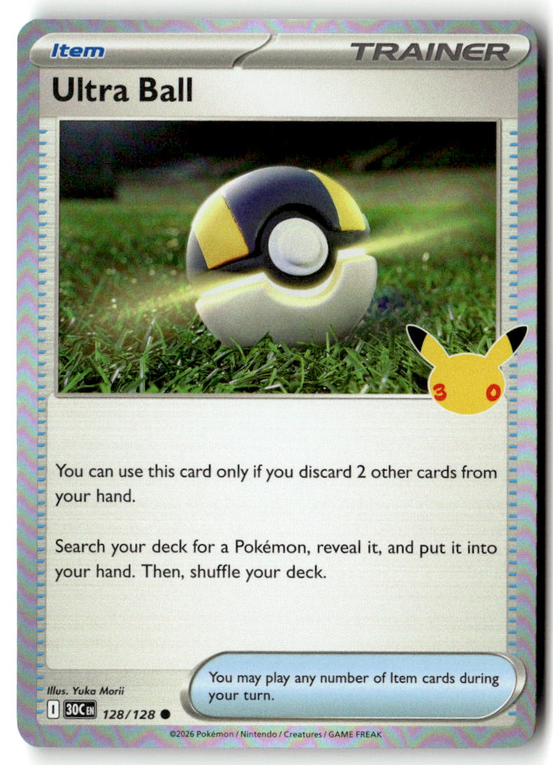 Front of Ultra Ball 128/128 from 30th Celebration