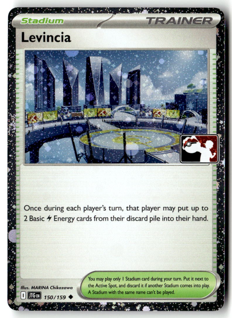 Front of Levincia - 150/159 (Cosmos Holo) 150/159 from Prize Pack Series Cards