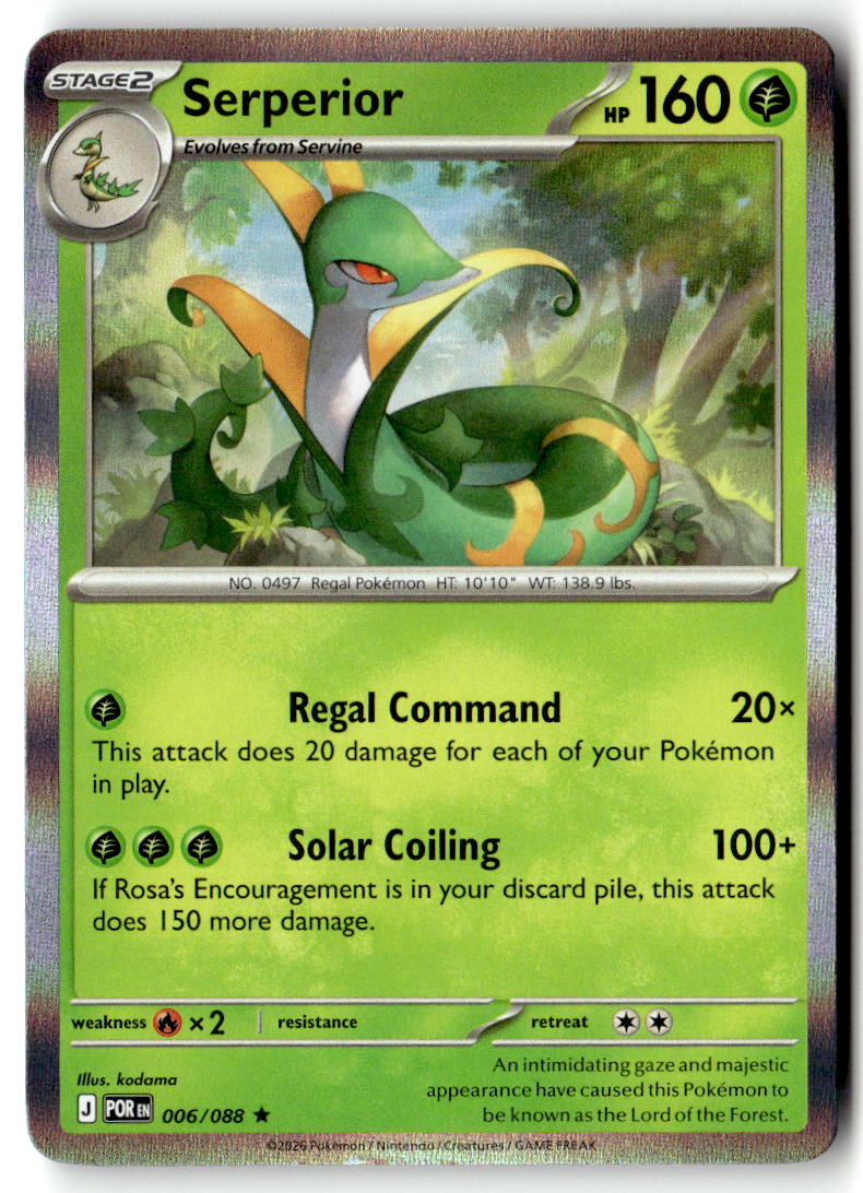 Front of Serperior 006/088 from Perfect Order