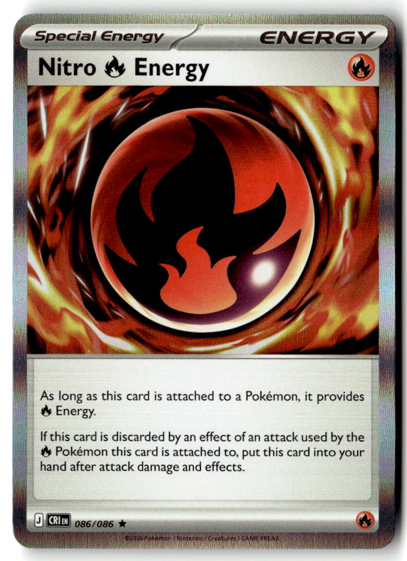 Front of Nitro R Energy 086/086 from Chaos Rising