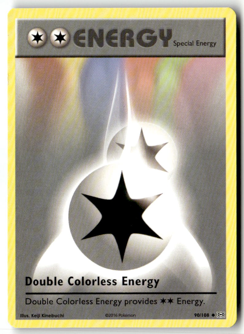 Front of Double Colorless Energy 90/108 from XY - Evolutions