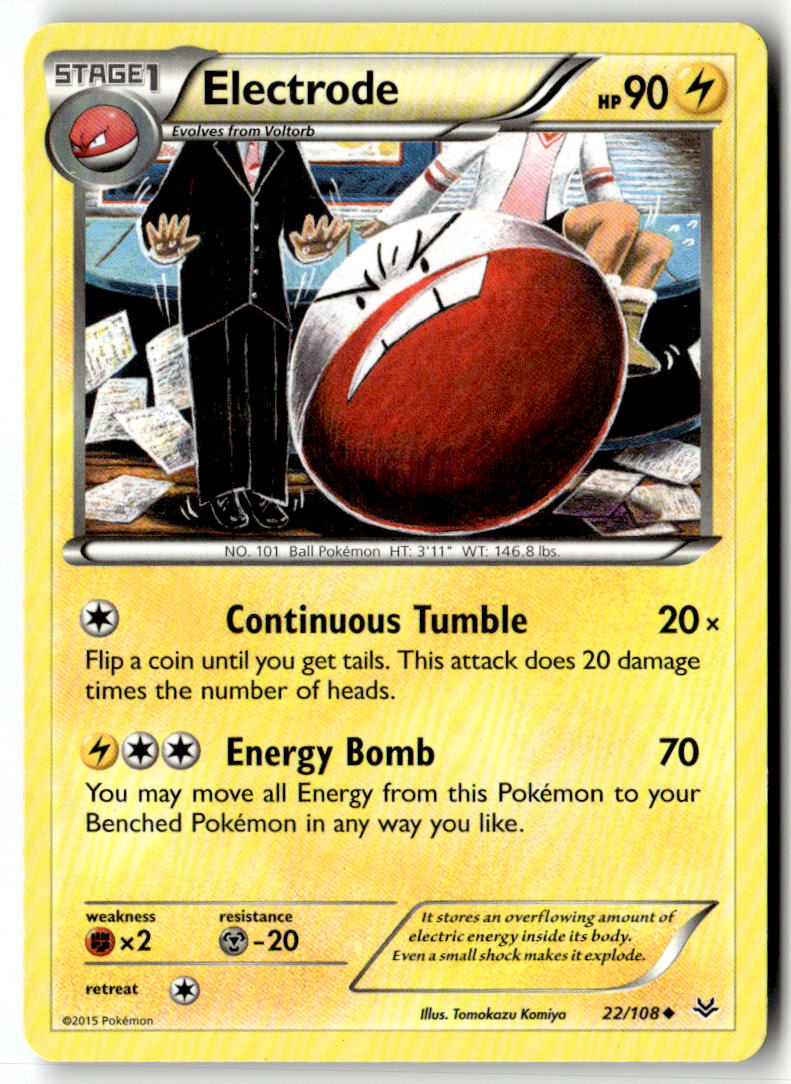 Front of Electrode 22/108 from XY - Roaring Skies
