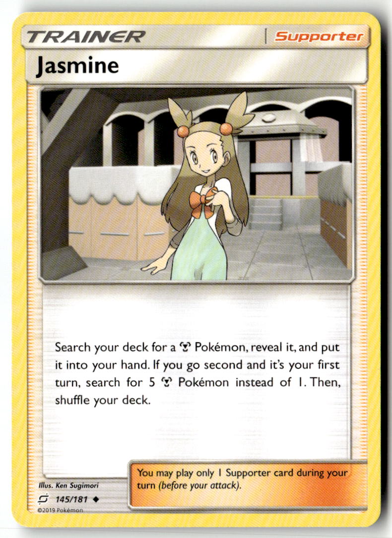Front of Jasmine 145/181 from SM - Team Up