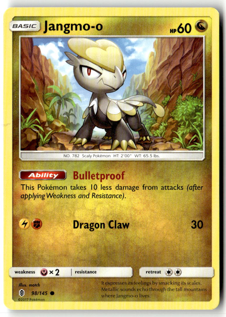 Front of Jangmo-o 98/145 from SM - Guardians Rising