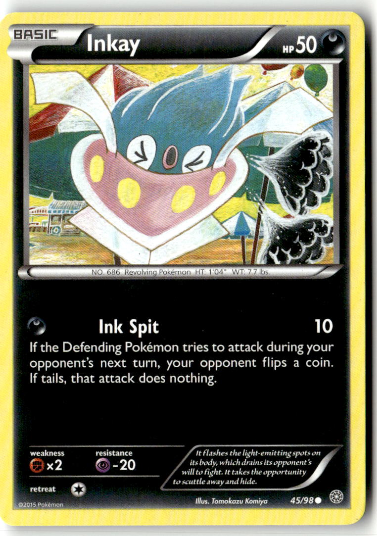 Front of Inkay 45/98 from XY - Ancient Origins