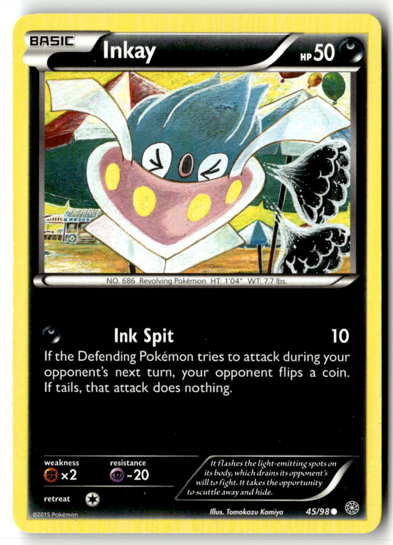 Front of Inkay 45/98 from XY - Ancient Origins